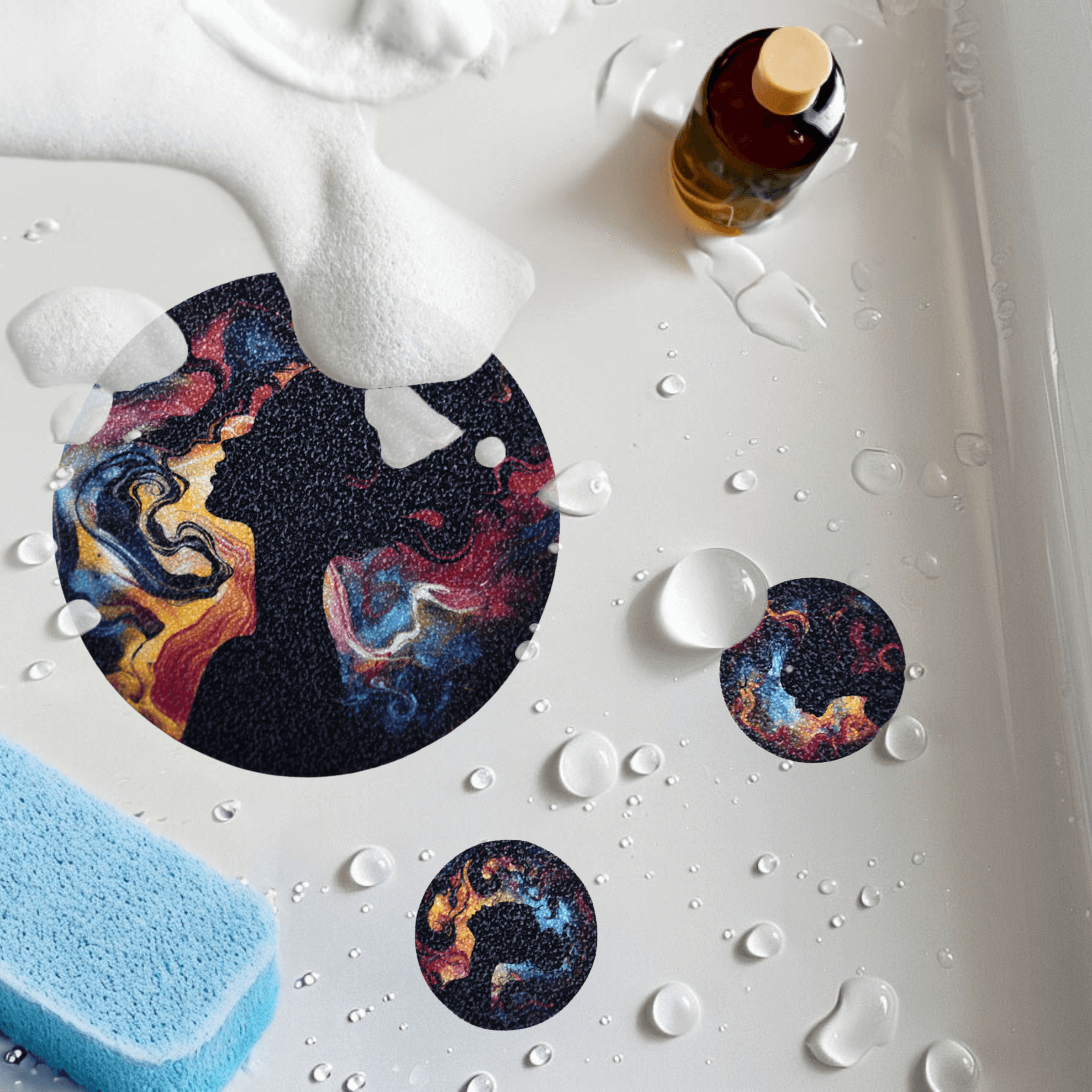 High-quality woman head silhouette non slip bathtub stickers lowe's ideal for preventing slips and enhancing safety.